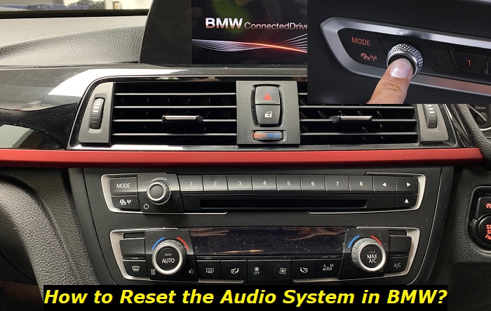 reset audio system bmw